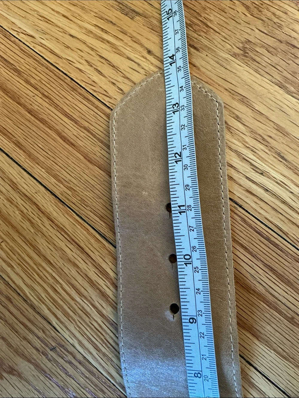 Brave Leather Wide Belt 36 Zuna Canada Beige NWT